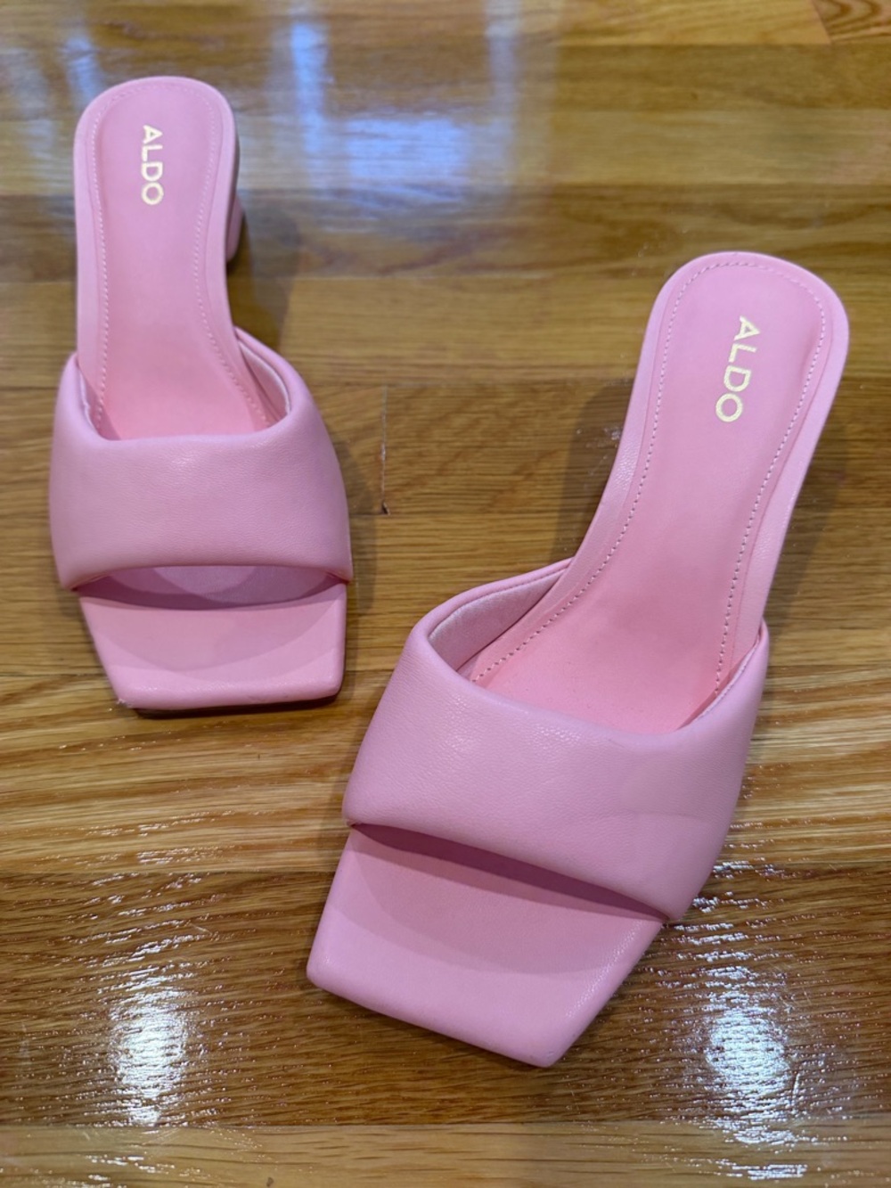 Pink Aldo Heeled Sandals